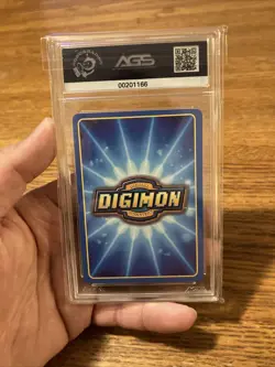 Bandai Digimon Trading Card Series 2 Elecmon Bo-61 Graded 8 AGS Grading NM-MT - Image 3