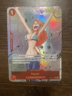 Nami Alternate Art Card Manga OP01-016 Romance dawn - Image 2
