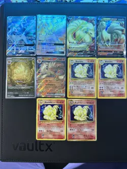 pokemon cards Ninetales 10 Card Lot Some NM And LP - Image 1