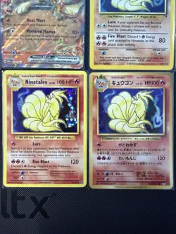 pokemon cards Ninetales 10 Card Lot Some NM And LP - Image 4