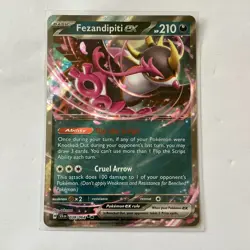 Fezandipiti ex 38/64 Ultra Rare Shrouded Fable NM Pokemon TCG Card -fezandipity - Image 1