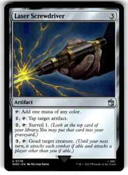 Universes Beyond: Doctor Who #178 Laser Screwdriver MTG NM - Image 1
