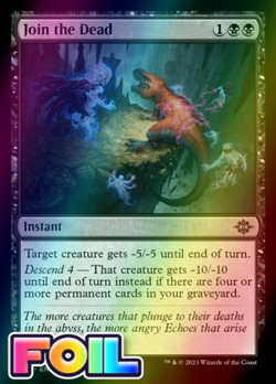 x1 Join the Dead LCI MTG 110 FOIL COMMON M/NM 1x - Image 1