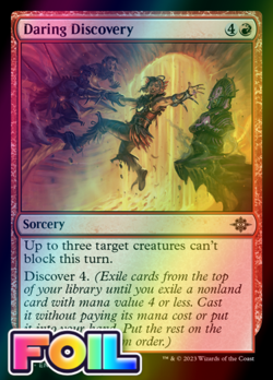 x1 Daring Discovery LCI MTG 142 FOIL COMMON M/NM 1x - Image 1