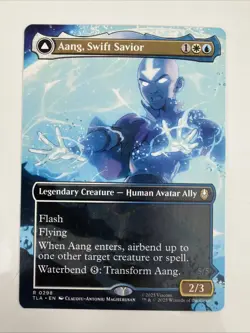 Aang, Swift Savior (0298) (Borderless) Avatar: The Last Airbender Regular NM - Image 1