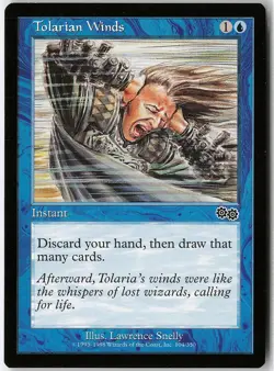 Tolarian Winds 104 Common Urza's Saga NM/LP MTG - Image 1