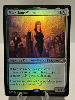 Mary Jane Watson 134 R Marvel's Spider-Man FOIL NM MTG - Image 1