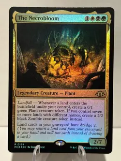 The Necrobloom 194 R Modern Horizons 3 FOIL NM MTG - Image 1