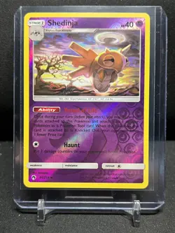 Shedninja 95/214 Reverse Holo Rare Pokemon 2018 Lost Thunder - LP - Image 1