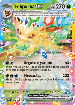 Pokemon Folipurba ex Prismatische Entwicklungen 006/131 - Image 1