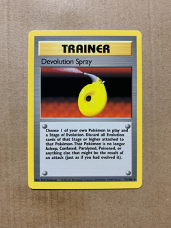 Devolution Spray 72/102 Base Set - Rare Pokemon Card - EXCELLENT - Image 1