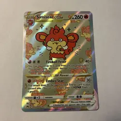 Simisear VSTAR Crown Zenith Galarian Gallery GG37/GG70 Ultra Rare NM Pokemon TCG - Image 1