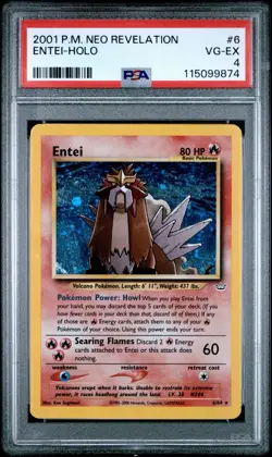 2001 POKEMON NEO REVELATION #6 ENTEI-HOLO PSA 4 - Image 1