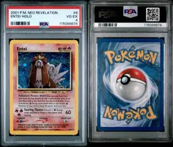 2001 POKEMON NEO REVELATION #6 ENTEI-HOLO PSA 4 - Image 3