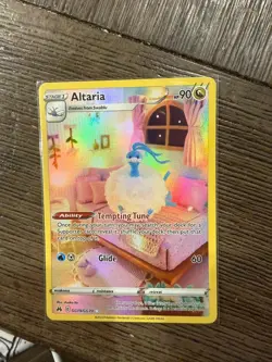 Pokemon TCG Altaria Crown Zenith Galarian Gallery Holo Ultra Rare Card GG19/GG70 - Image 1