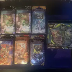 Pokemon Card SWSH SM Sealed Theme & Battle Deck Lot - Image 1