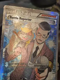 Battle Reporter (109 Full Art) 109/111 XY - Furious Fists Holo Pokemon TCG MP - Image 4
