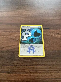 Double Aqua Energy 33/34 Double Crisis Pokemon TCG Regular NM - Image 2