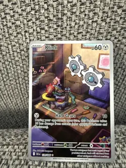 Pokemon TCG - Klink 139/086 Illustration Rare - S&V Black Bolt - Near Mint - Image 1