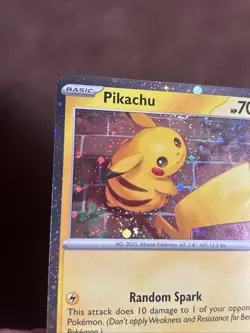 Pokemon Pikachu Cosmos Holo Promo 051/162 NM Swirl - Image 2