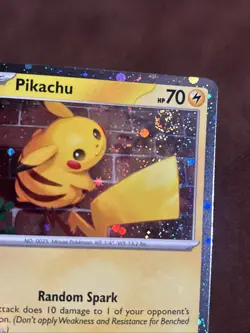 Pokemon Pikachu Cosmos Holo Promo 051/162 NM Swirl - Image 4