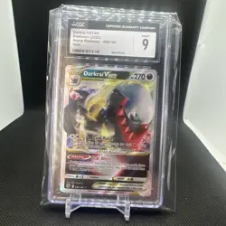 Pokemon TCG: Darkrai VSTAR Ultra Rare 099/189 Astral Radiance CGC Mint 9 Slab - Image 1