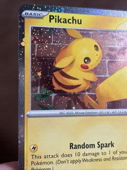 Pokemon Pikachu Cosmos Holo Promo 051/162 NM Swirl - Image 4