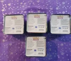 Pokemon TCG: 4 Stacking Tins (3 Booster Packs Inside Each Tin) Factory Sealed - Image 4
