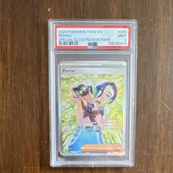 Pokemon TCG Perrin Twilight Masquerade 220/167 SIR Holo PSA 9 2024 - Image 1