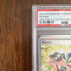 Pokemon TCG Perrin Twilight Masquerade 220/167 SIR Holo PSA 9 2024 - Image 3