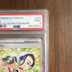 Pokemon TCG Perrin Twilight Masquerade 220/167 SIR Holo PSA 9 2024 - Image 4