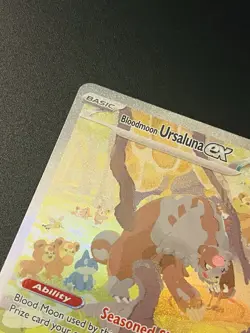 Bloodmoon Ursaluna ex 216/167 SV06 Twiliglht Masquerade SIR Holo Pokemon TCG NM - Image 3
