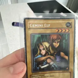 Gemini Elf LON-E000 Secret Rare 1st Edition Heavy Play Yugioh - Image 4