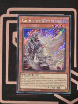 BPRO-EN024 Fallen of the White Dragon Secret Rare 1st Ed YuGiOh - Image 1