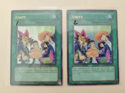 2x Yu-Gi-Oh! Unity JUMP-EN006 Limited Edition Ultra Rare LP/MP - Image 1