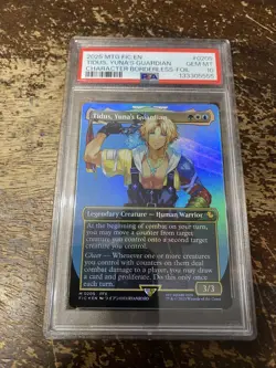 2025 MTG MAGIC: THE GATHERING FINAL FANTASY FOIL TIDUS, YUNA'S GUARDIAN PSA 10 - Image 1