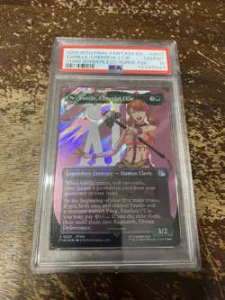 2025 MTG Final Fantasy Borderless Surge Foil #0537 Vanille Cheerful L'cie PSA 10 - Image 1