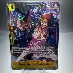 Donquixote Rosinante OP12-108 One Piece Illustration Box 6 Promo Alt Art. - Image 1