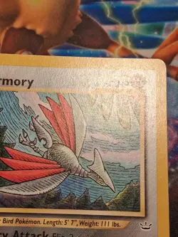 1st edition Skarmory 23/64 Neo Revelation Non Holo Rare Pokemon Card Heavy Play - Image 4