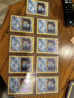 Pokemon Misty's Seadra 9/132 Prerelease Gym Heros Holo Rare Card Lot (9 Total) - Image 1