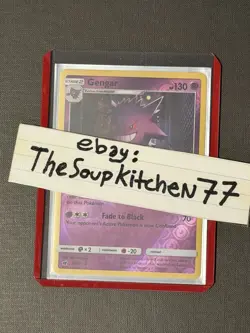 Gengar 38 111 Reverse Holo Crimson Invasion Pokemon Card NM - Image 3