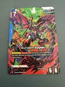 GUNDAM EPYON - LR+ - GD02-002 - DUAL IMPACT - GUNDAM CARD GAME - Image 1