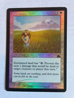 Flowering Field Prophecy Foil NM X1 MTG Magic The Gathering Rare Card Single - Image 1