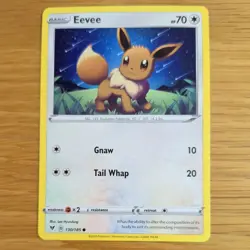 EEVEE 130/185 POKEMON CARD (VIVID VOLTAGE SET) - Image 2