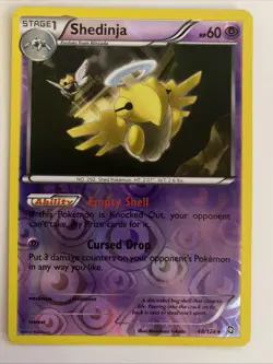 Pokemon TCG Shedinja Reverse Holo Rare Card 48/124 BW Dragons Exalted EN-LP 2012 - Image 1