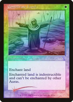 Consecrate Land FOIL Time Spiral - Timeshifted NM White Special CARD ABUGames - Image 1