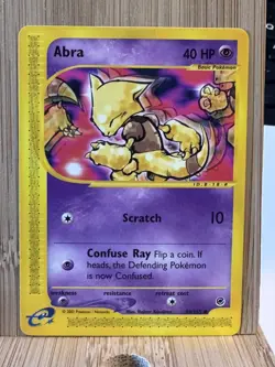 Abra 93/165 Common Expedition Set 2002 Pokemon Card - Image 1