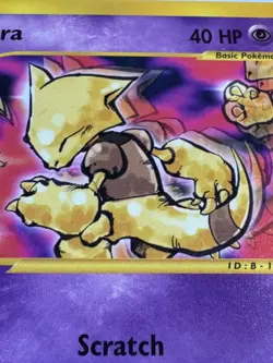 Abra 93/165 Common Expedition Set 2002 Pokemon Card - Image 4