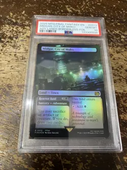 Midgar, City of Mako (Borderless) Final Fantasy Foil PSA GEM MINT 10 LOW POP HTF - Image 1