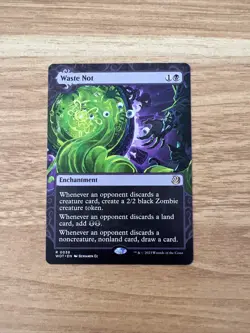 MTG Waste Not 0038 WOT NM/M Magic the Gathering EN Rare Enchantment Black - Image 1